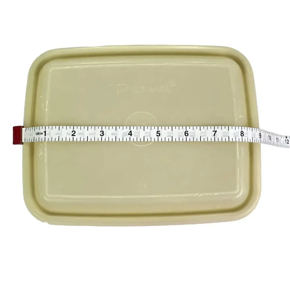 Tupperware Vintage Almond Ice Cream Keeper and Translucent Lid #2